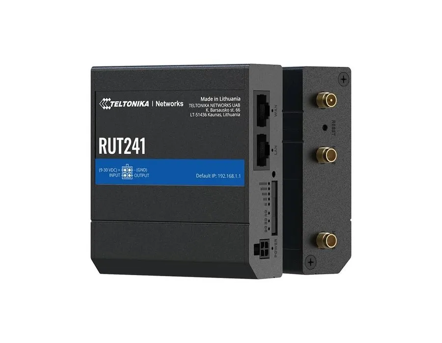 Маршрутизатор Teltonika RUT241098000 RUT241 Industrial 4G LTE Cellular WiFi Rout