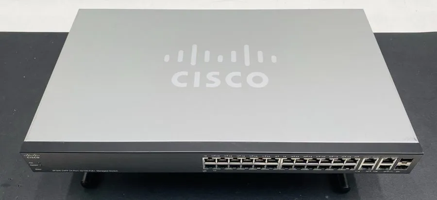 Коммутатор Cisco SF300-24PP 24-port Managed PoE+ Switch (no rackmount brackets)
