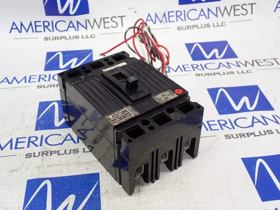 Автоматический выключатель GE TED134070 Circuit Breaker W/ Shunt Trip 70A 3P 480