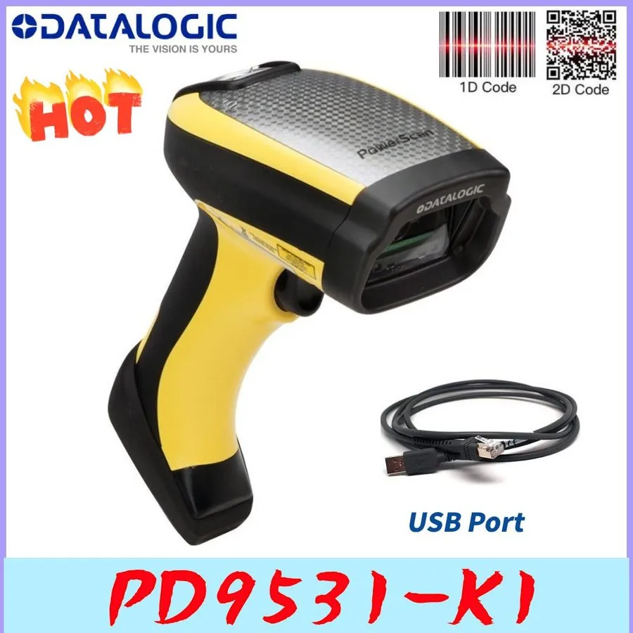 Сканер штрих-кода Datalogic PowerScan PD9531-K1 USB Corded Handheld 2D Industria