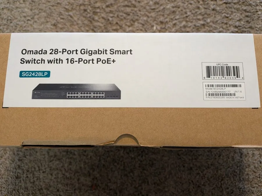Коммутатор TP-Link Omada 28-Port Gigabit Smart Switch with PoE+ sg2428lp