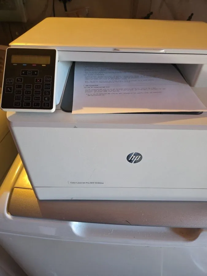 Лазерный принтер HP Color Laserjet Pro M180nw All-in-One Wireless Color Laser Pr — фото лота 2
