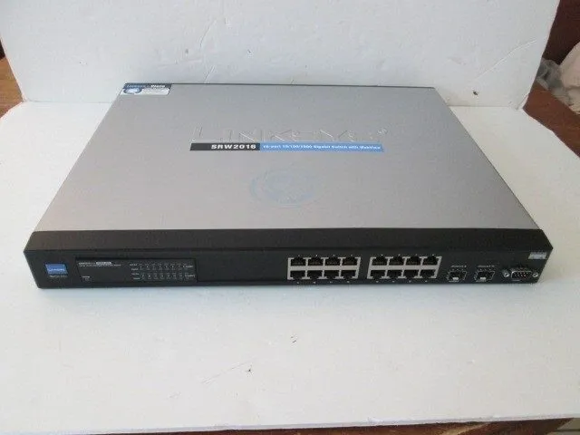 Коммутатор Linksys Cisco SRW2016 V1.3 16-Port Gigabit Switch with Webview