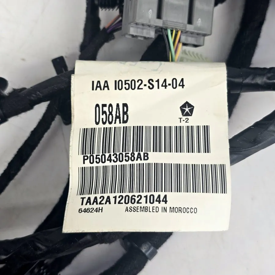Жгут проводов Mopar Left Front Door Wiring Harness 5043058AB — фото лота 1