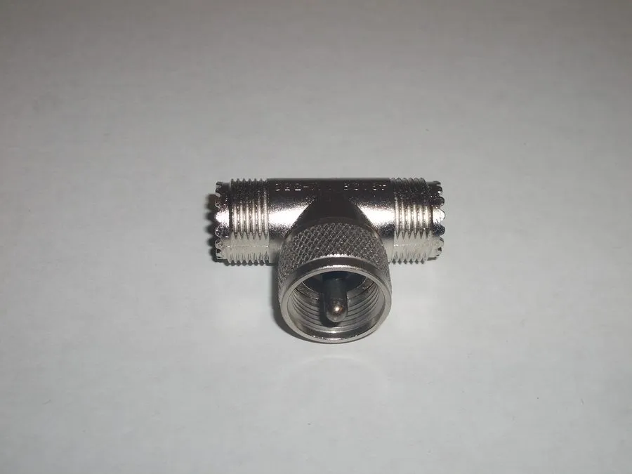 Разъём AMPHENOL 83-1T M-358 74868 UHF TYPE TEE ADAPTER CONNECTOR 1-MALE 2-FEMALE