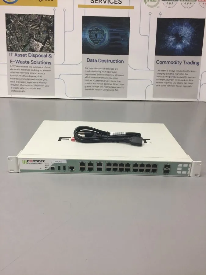 Межсетевой экран Fortinet FortiGate 100D 16 Port Security Appliance FG-100D