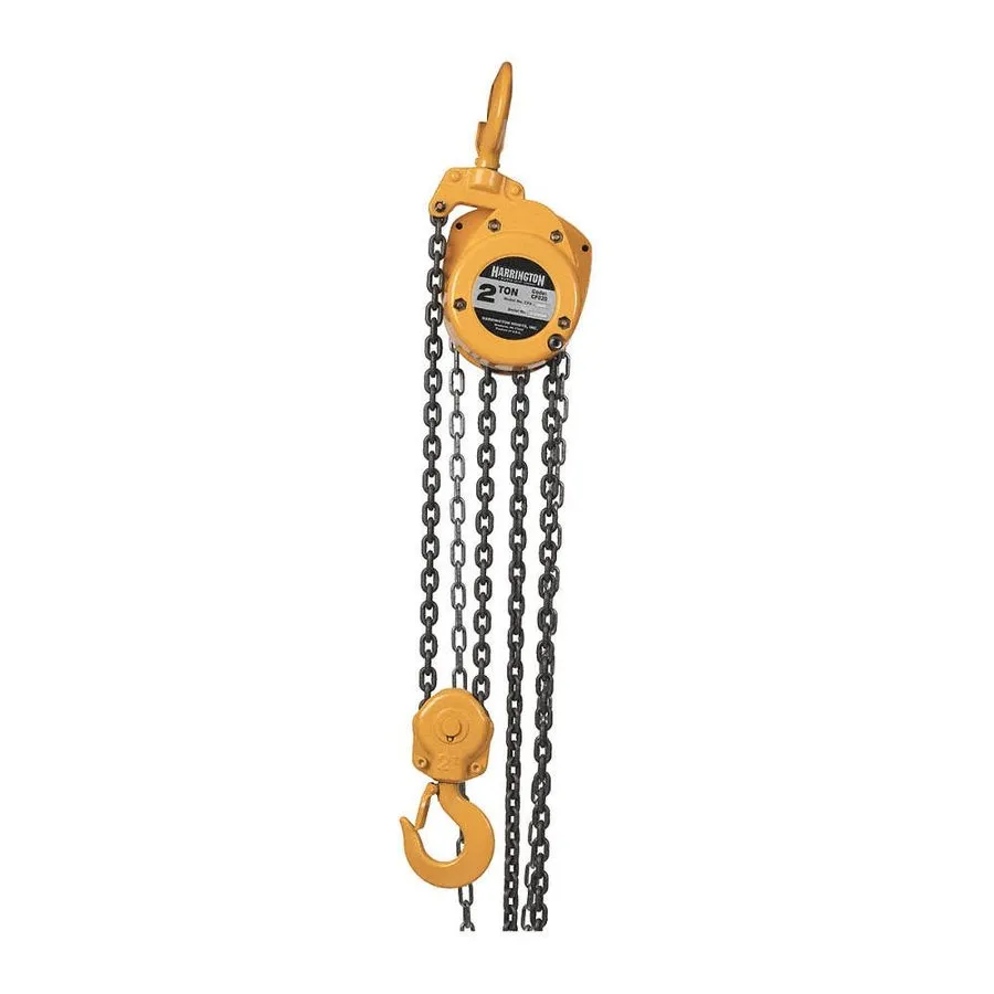Таль Harrington Cf020-10 Manual Chain Hoist, 4000 Lb., Lift 10 Ft — фото лота 1