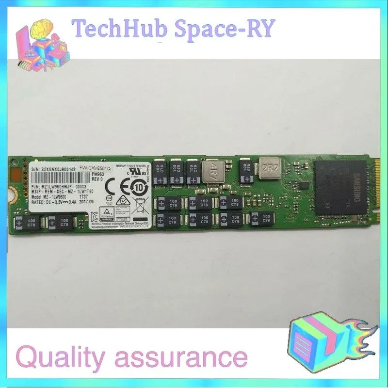 SSD-накопитель Samsung 960GB SSD PM963 PCIe NVMe M.2 22110 Enterprise MixedUse