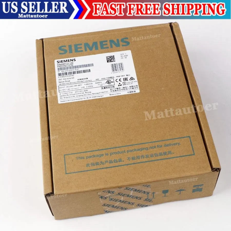 Частотный преобразователь Siemens SINAMICS V90 6SL3210-5FB10-4UF1