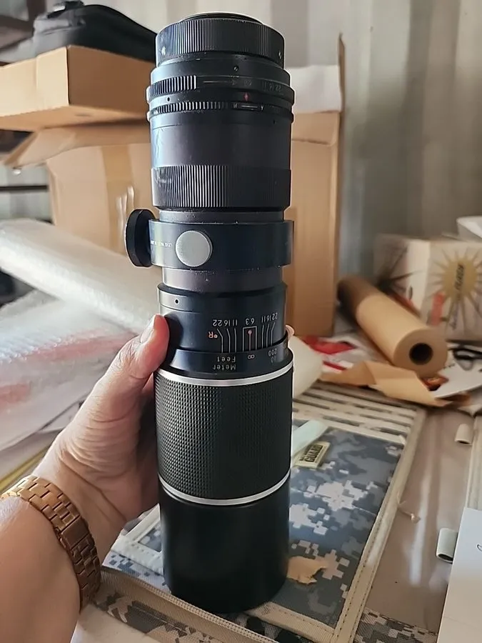 Объектив Kalimar Auto-T Telephoto 6.3 F400mm Lens — фото лота 1