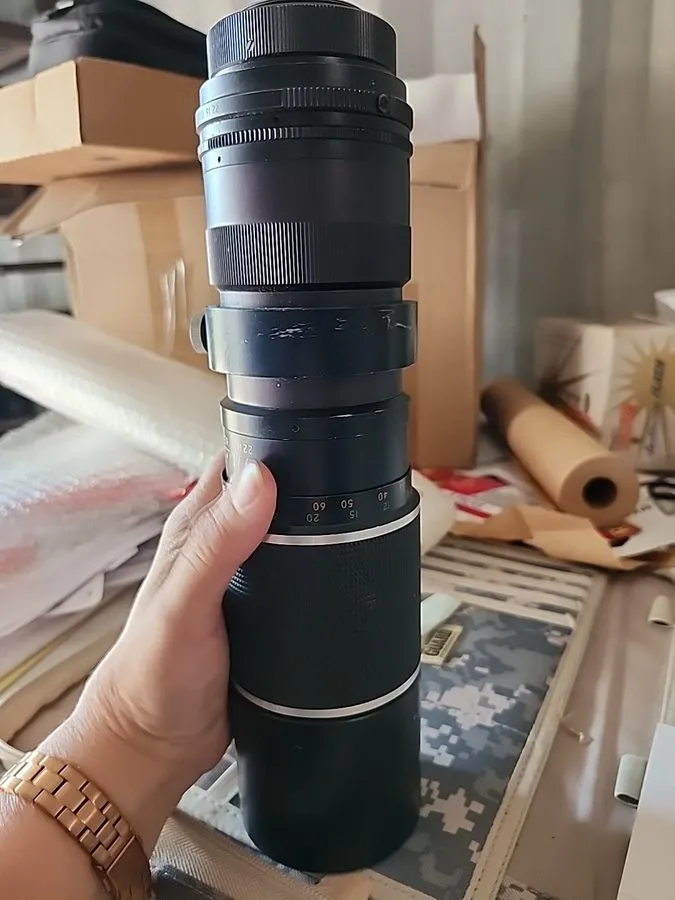 Объектив Kalimar Auto-T Telephoto 6.3 F400mm Lens — фото лота 2