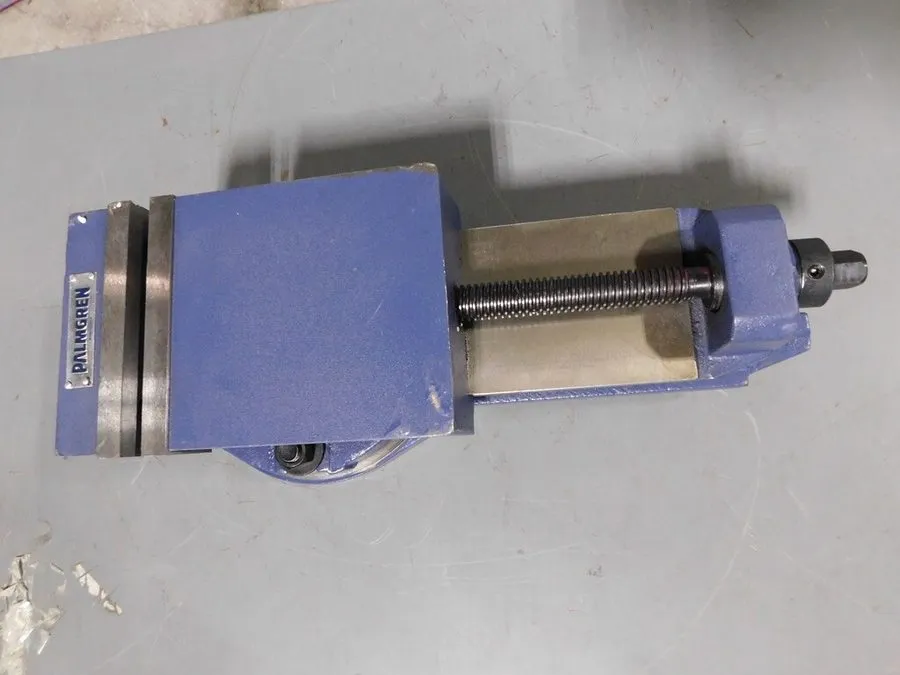 Режущий инструмент PALMGREN Machine Vise:Swivel 6"Jaw Width 6"Opening INCOMPLETE — фото лота 1
