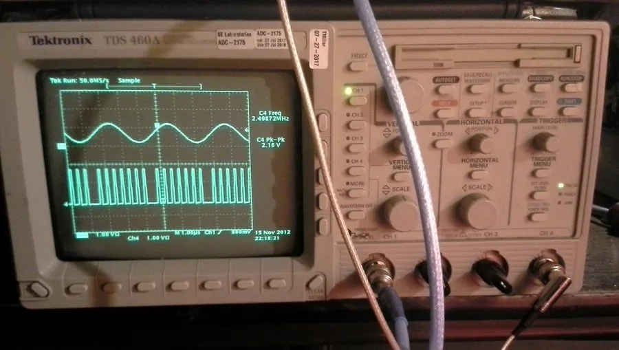 Осциллограф Tektronix TDS460A Oscilloscope 400MHz OK opt 05, 1M, 1F, 13, 2F EXCE