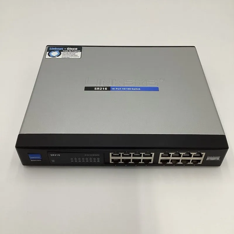 Коммутатор CISCO SYSTEMS SR216 LINKSYS 16 PORT 10/100 SWITCH 115 VAC