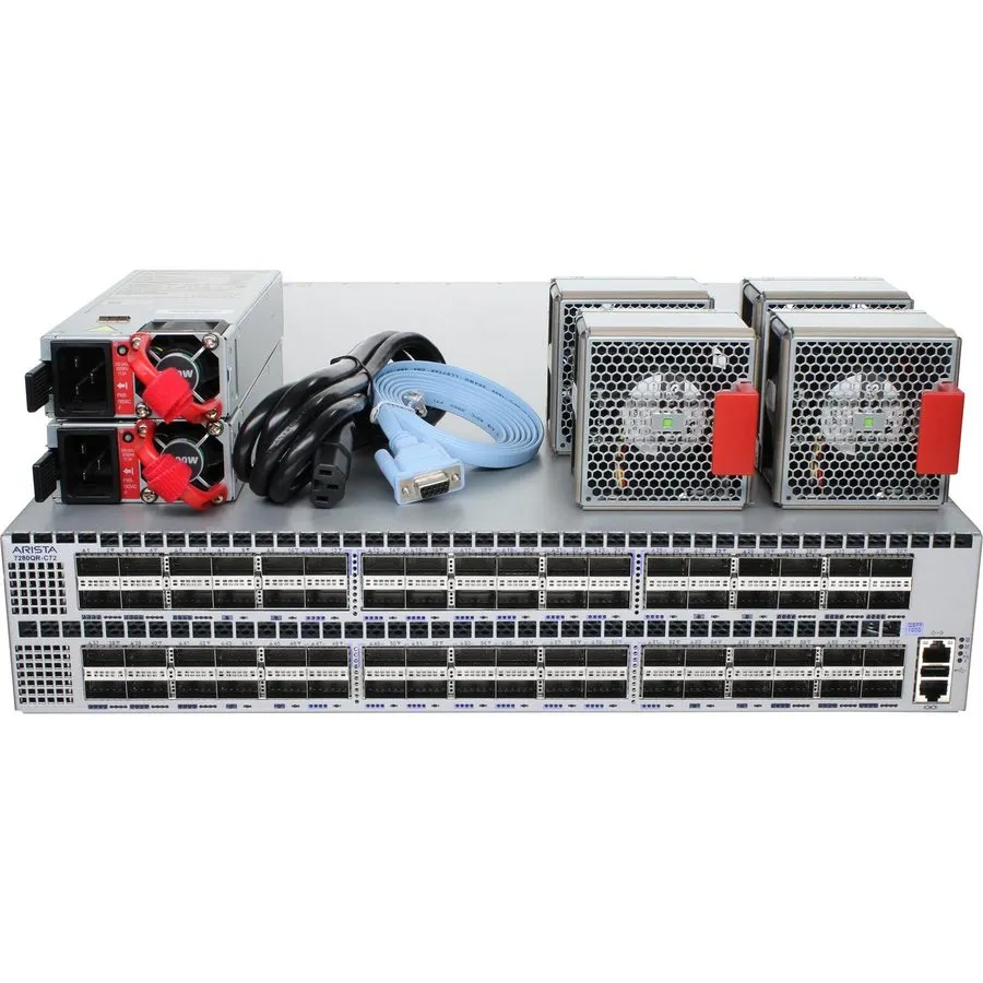 Коммутатор Arista DCS-7280QR-C72-F 56P 40GbE QSFP+ 16P 100GbE QSFP100 Switch (Fa — фото лота 1
