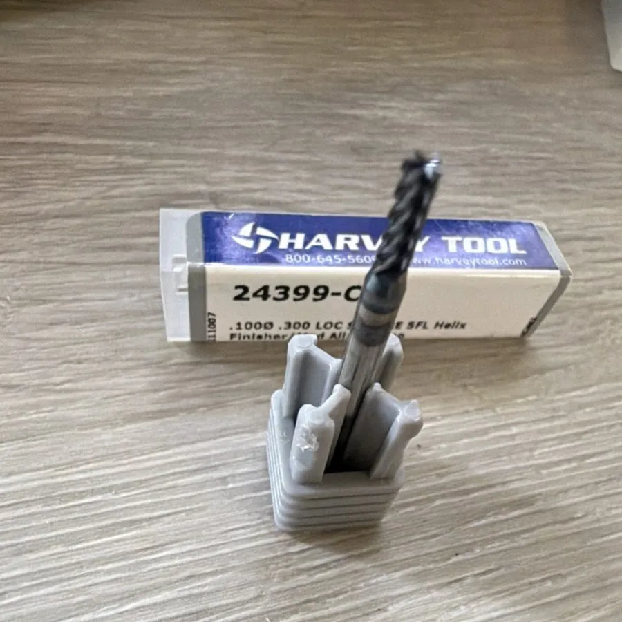 Режущий инструмент Harvey Tool 24399-C6 Carbide 5FL Square End Mill 0.1000" 0.30 — фото лота 2
