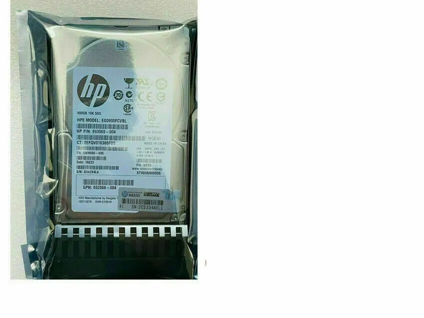 Жёсткий диск 619291-B21,619463-001,641552-004 HP 900GB 6G- SAS 10K 2.5IN DP ENT 