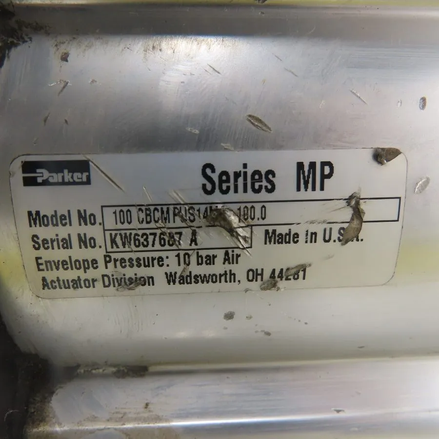 Пневмоцилиндр Parker 80 CBCMPUS14MC 200.0 Series MP Pneumatic Cylinder 80mm Bore