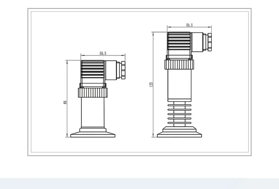 Датчик давления Sanitary Pressure Transmitter 316L KF Mount 4-20mA 0-10V RS485 S