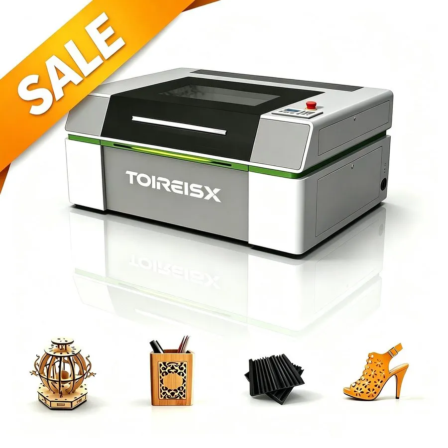 Лазерный гравёр TOIREISX 50W Desktop CO2 Laser Engraver Cutter Machine 700mm/s H