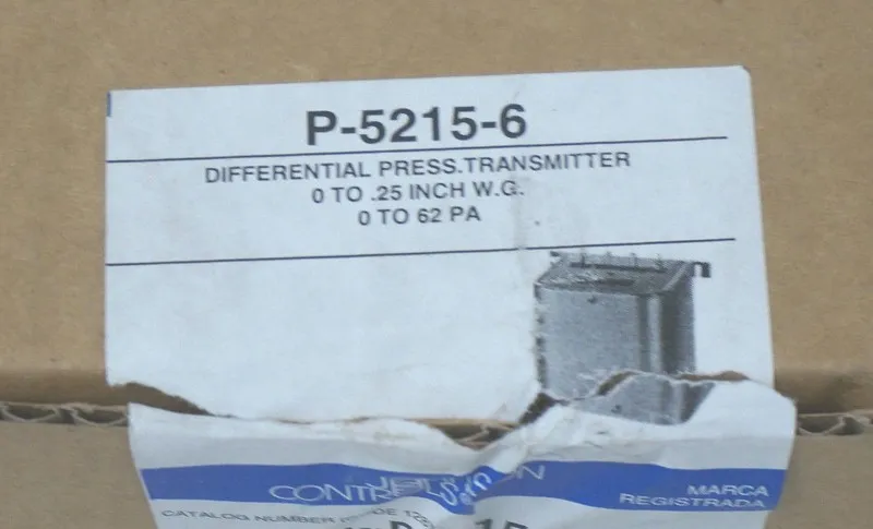Датчик давления Johnson Controls Differential Pressure Transmitter, P-5215-6 0-.