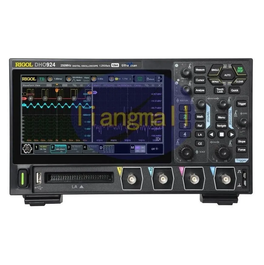 Осциллограф RIGOL DHO924 Oscilloscope Digital 4-Ch 250 MHz, 1.25 GSa/s, 12 Bit A