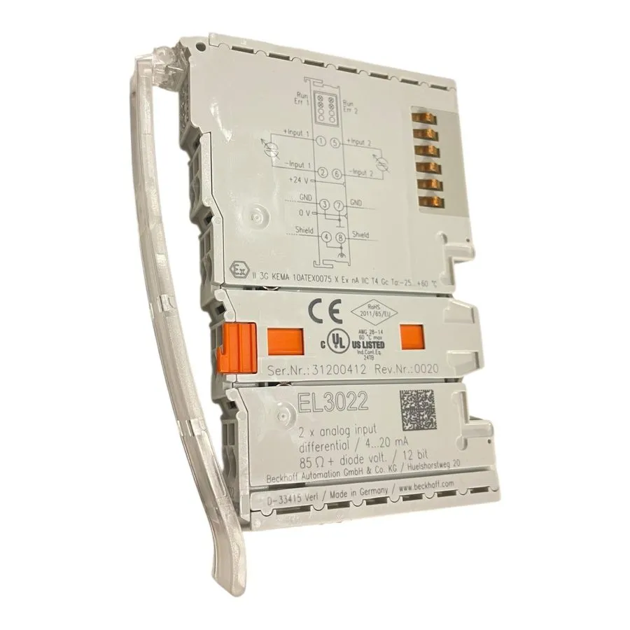 Модуль ввода-вывода Beckhoff EL3022 EtherCAT Terminal Analog Input — фото лота 1