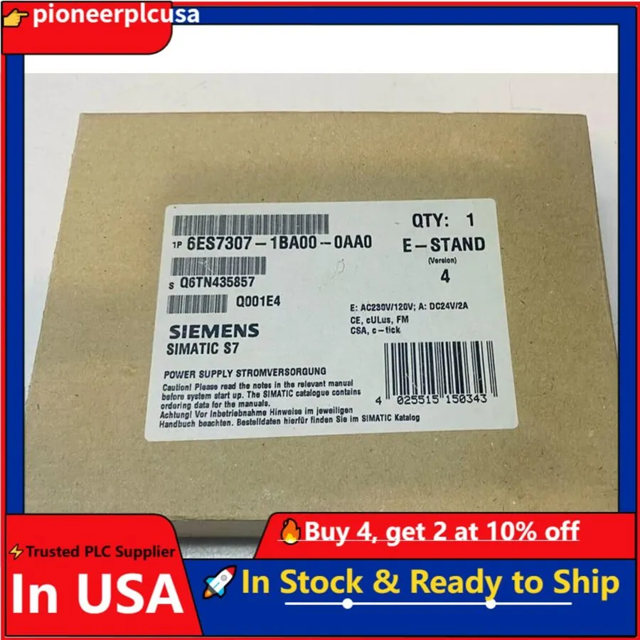 ПЛК Siemens 6ES7307-1BA00-0AA0 Simatic S7