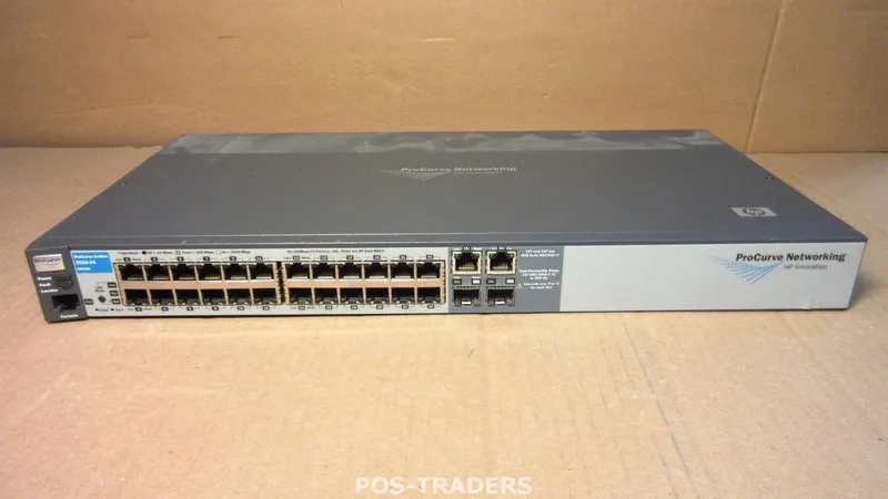 Коммутатор HP ProCurve Switch 2510-24 24-Port 10/100 2-Port GigT/SFP Network J90 — фото лота 1