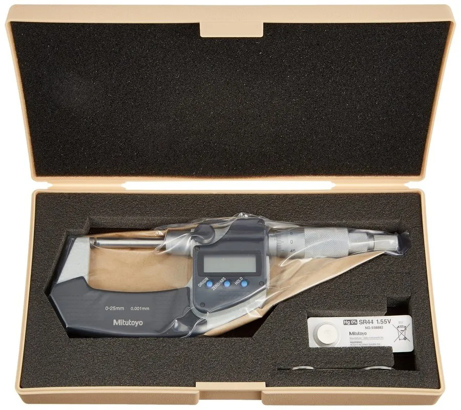 Микрометр Mitutoyo Digimatic Linear Micrometer 406-250-30 OMV-25MX — фото лота 1