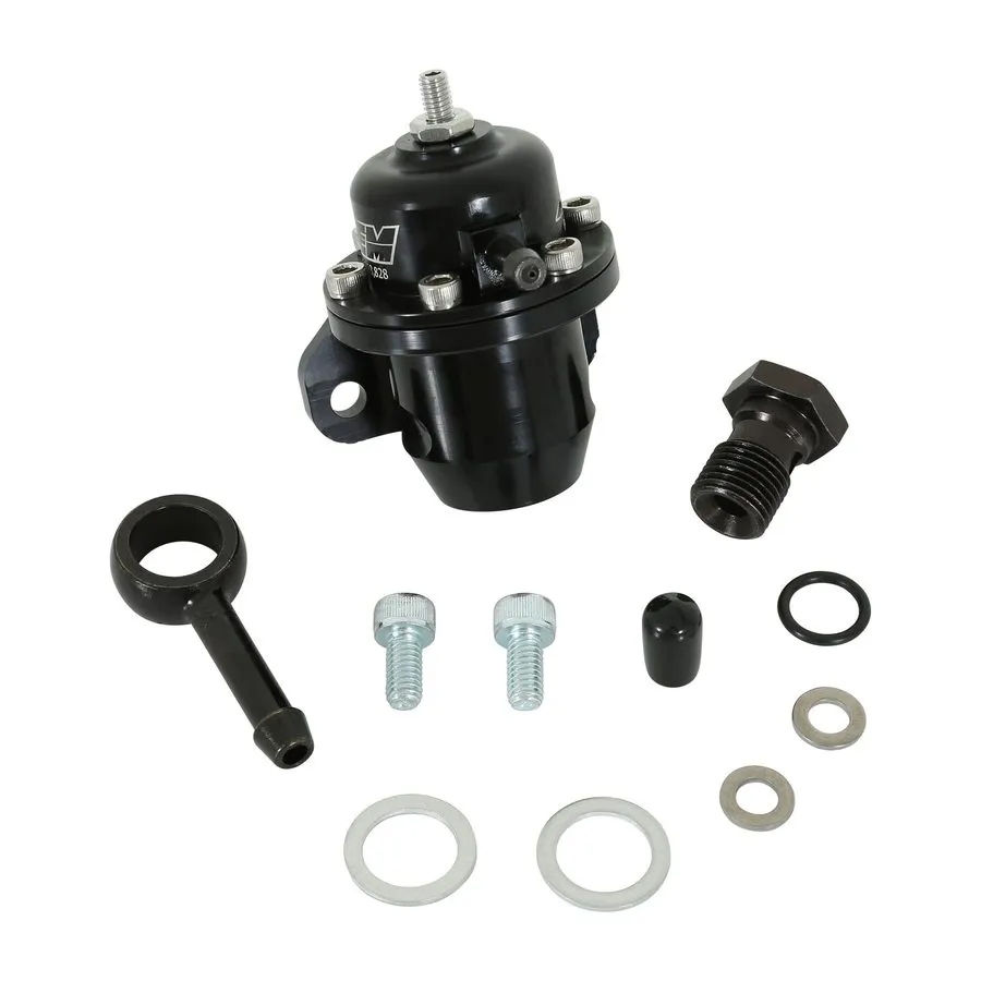 Трубопроводная арматура AEM 25-304BK Adjustable Fuel Pressure Regulator Black