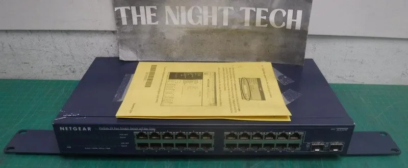 Коммутатор NETGEAR ProSafe JGS524 Plus 24-Port Gigabit Rackmount Switch