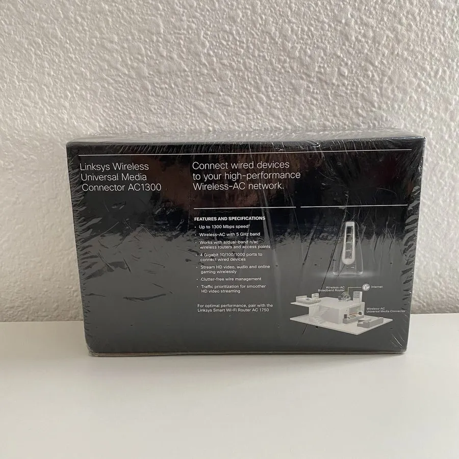 Маршрутизатор CISCO Linksys AC1300 Wireless-AC Universal Media Connector WUMC710 — фото лота 2