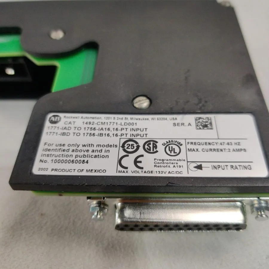 Клеммник Allen Bradley 1492-CM1771-LD001 Ser A Swing Arm Conversion Module 1771
