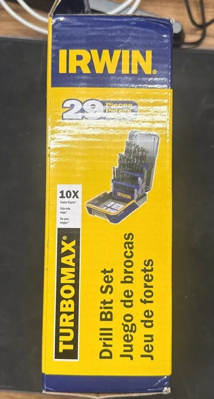 Режущий инструмент Irwin/Hanson Tools 3018006B Turbomax Metal Index Drill Bit Se — фото лота 2