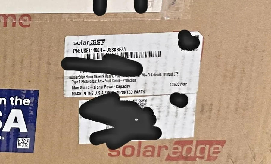 Инвертор SolarEdge 11.4kW Single Phase Home Hub String Inverter USE11400H-USSKBE