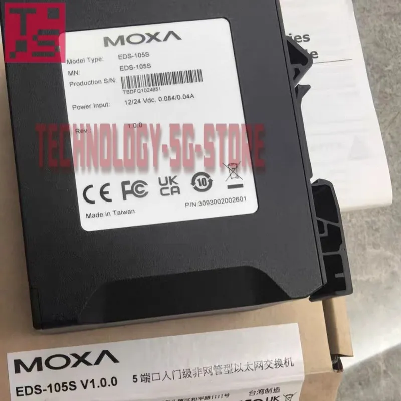 IIoT-устройство MOXA EDS-105S Industrial Ethernet Switch