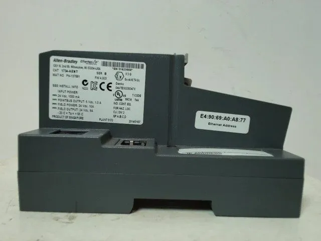 Модуль ввода-вывода Allen-Bradley 1734-AENT / C POINT I/O Ethernet Network Adapt