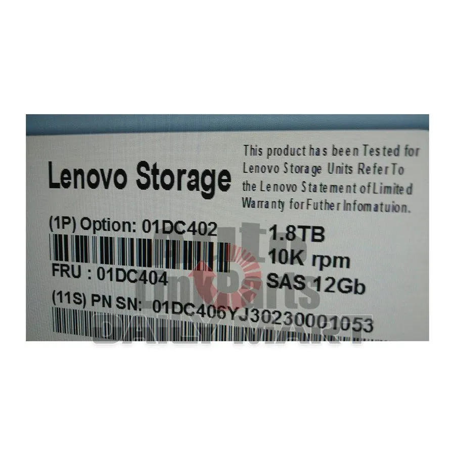 Жёсткий диск Lenovo Storage 01DC402 01DC406 01DC404 1.8TB 10K SAS 12G HDD Hard D