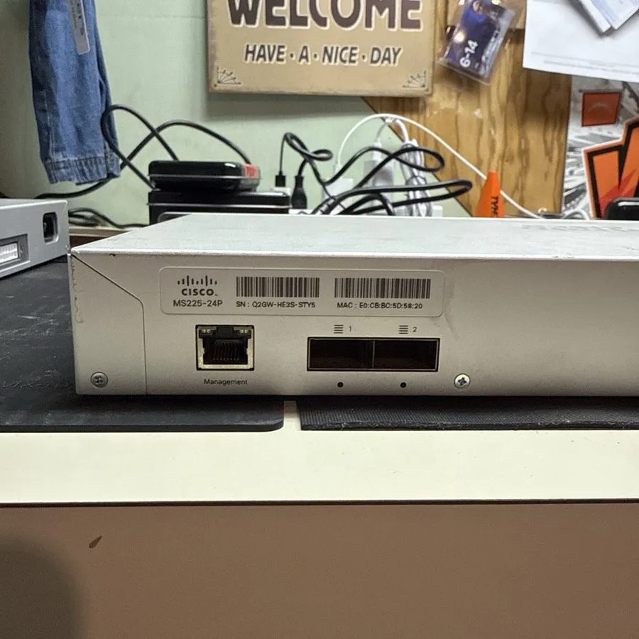 Коммутатор WORKS Cisco Meraki MS225-24 Rack Mountable Ethernet Switch
