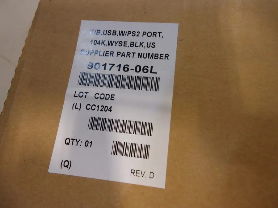 Тонкий клиент Dell Wyse USB Wired Keyboard w/PS2 Port 901716-06L