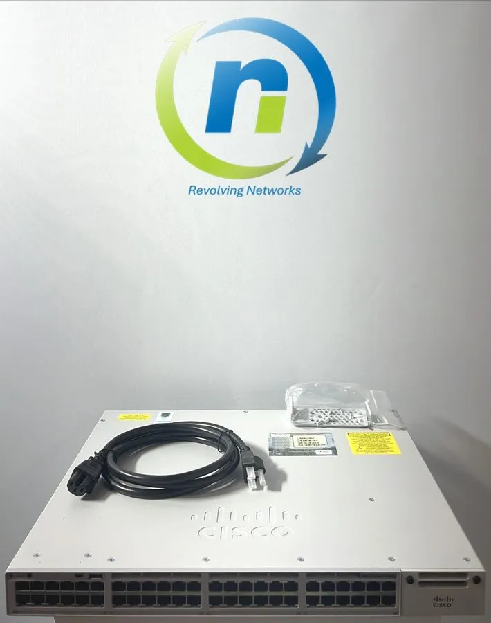 Коммутатор C9300-48P-M 48-Port Meraki Catalyst PoE+ Cloud-Managed Ethernet Switc