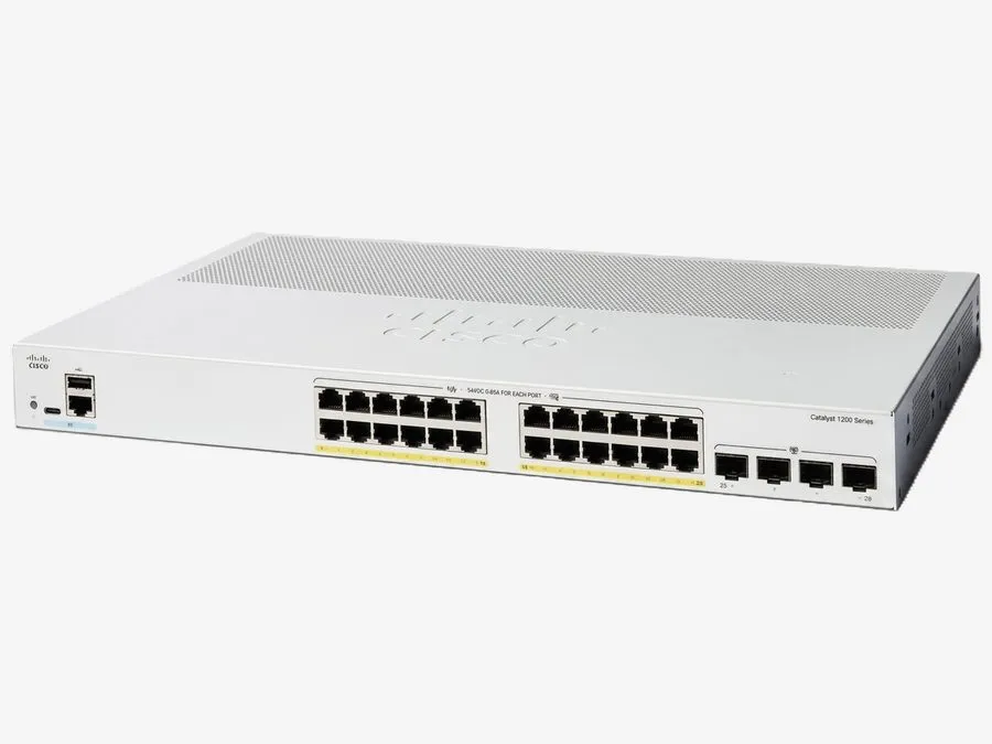 Коммутатор Cisco Refresh C1200-24T-4G 24 Port 24x1G RJ45 4x1G SFP Switch