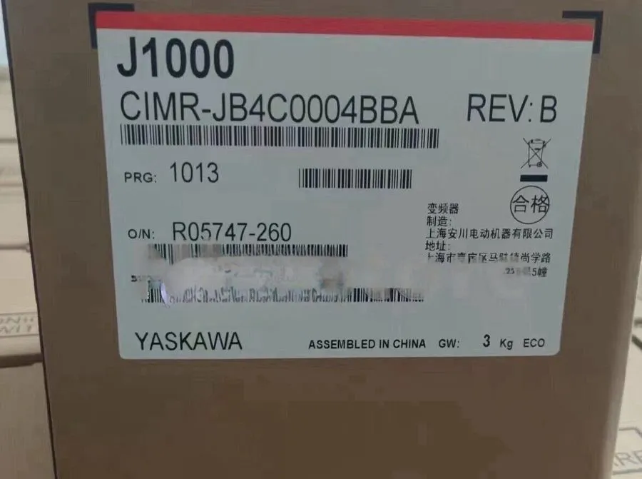 Частотный преобразователь Yaskawa inverter J1000 series CIMR-JB4C0004BBA 0.75/1.