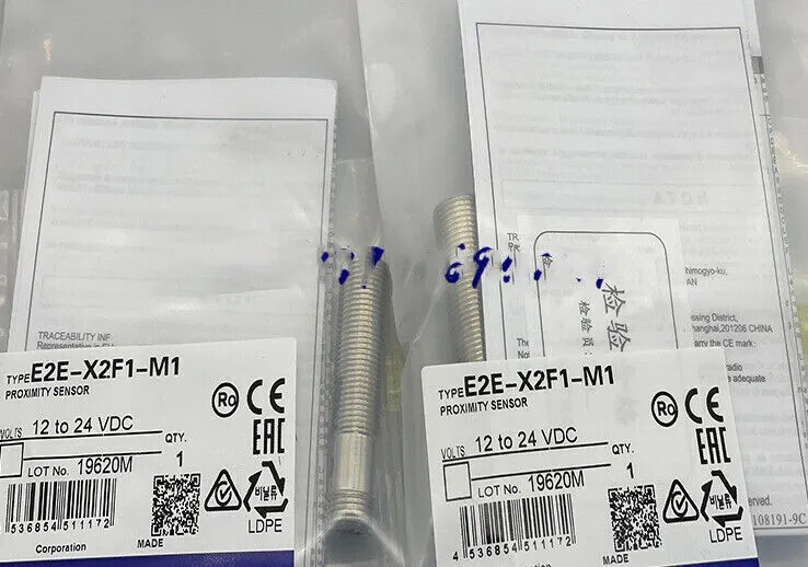 Датчик приближения Omron E2E-X2F1-M1 Inductive Proximity Sensor 2mm 12-24VDC PNP