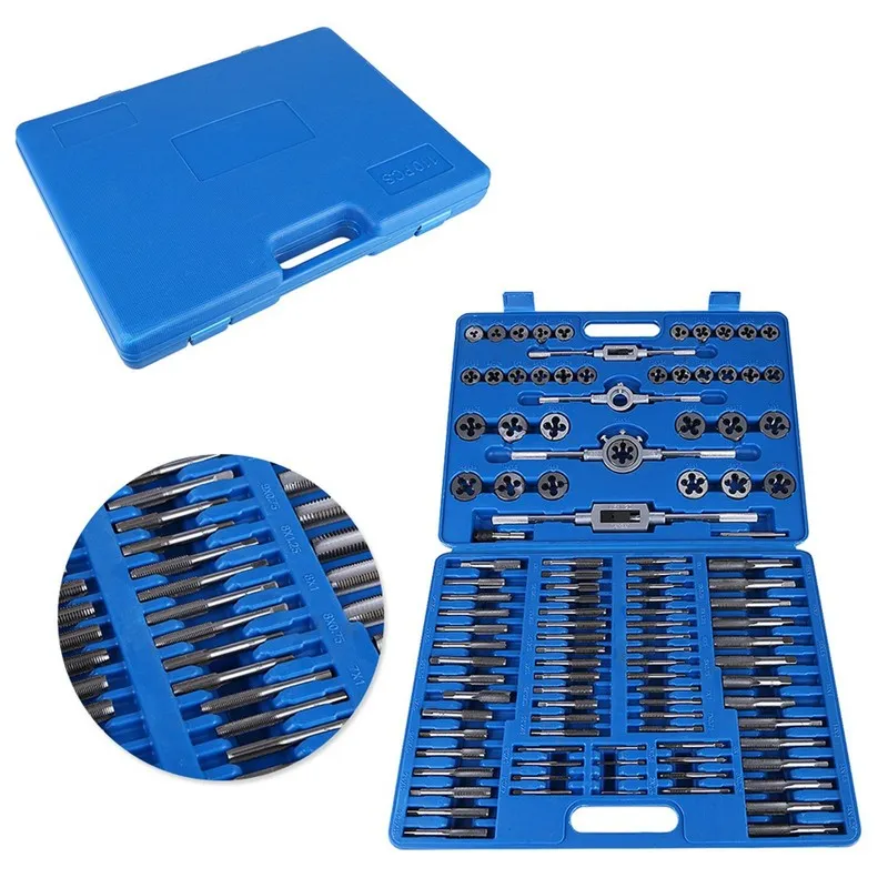Режущий инструмент Tap and Die Set, Metric Size M2-M18 Standard Threading Tool