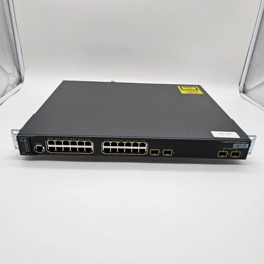 Коммутатор Cisco ME-C3750-24TE-M C3750 24 PORT WITH 2+2 sfp PORT SWITCH .90days
