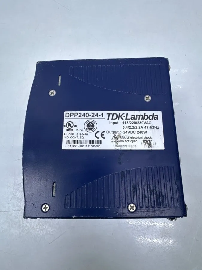 Блок питания TDK-Lambda DPP240-24-1 DIN Rail Power Supply 24VDC 10A 240W AC-DC