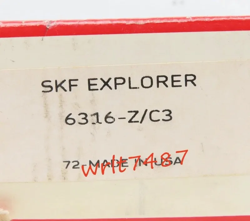 Подшипник SKF 6316-Z/C3 Deep Groove Ball Bearing 80x170x39mm