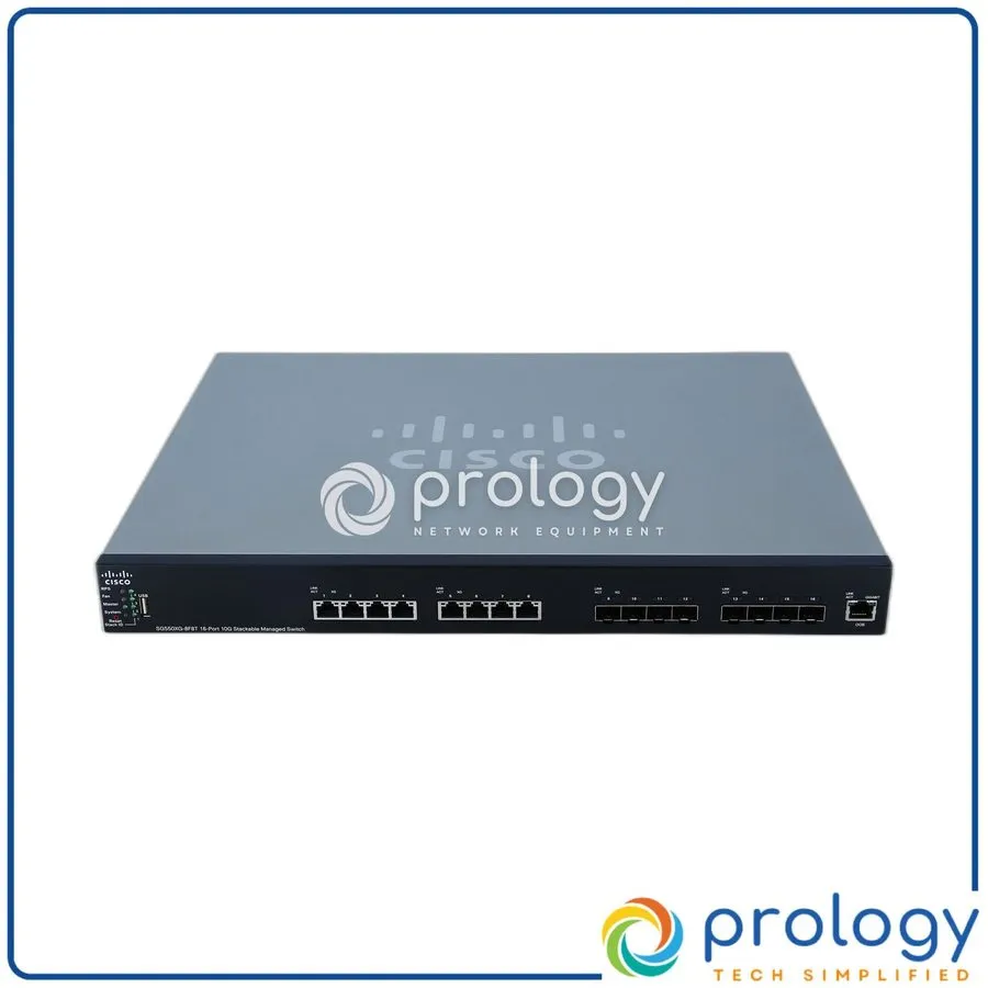 Коммутатор Cisco SG500XG-8F8T-K9 16-Ports 10-Gigabit Stackable Managed Switch
